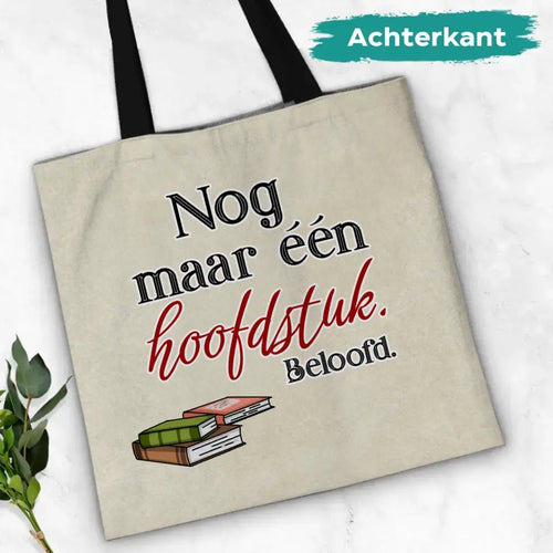 Boekenmeisje draagtas met individuele naamopdruk, scheurvast polyester – Motiv 2