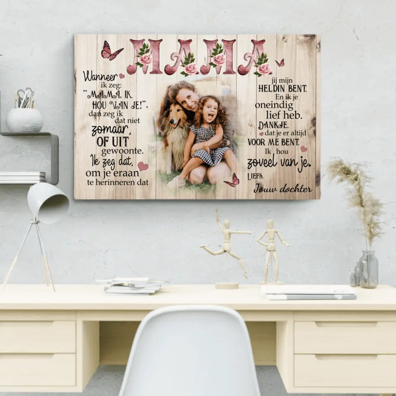 Mama - Ouders Canvas