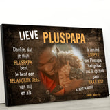 Lieve Pluspapa - Ouders-Canvas