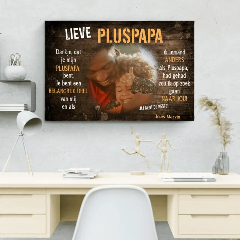 Lieve Pluspapa - Ouders-Canvas