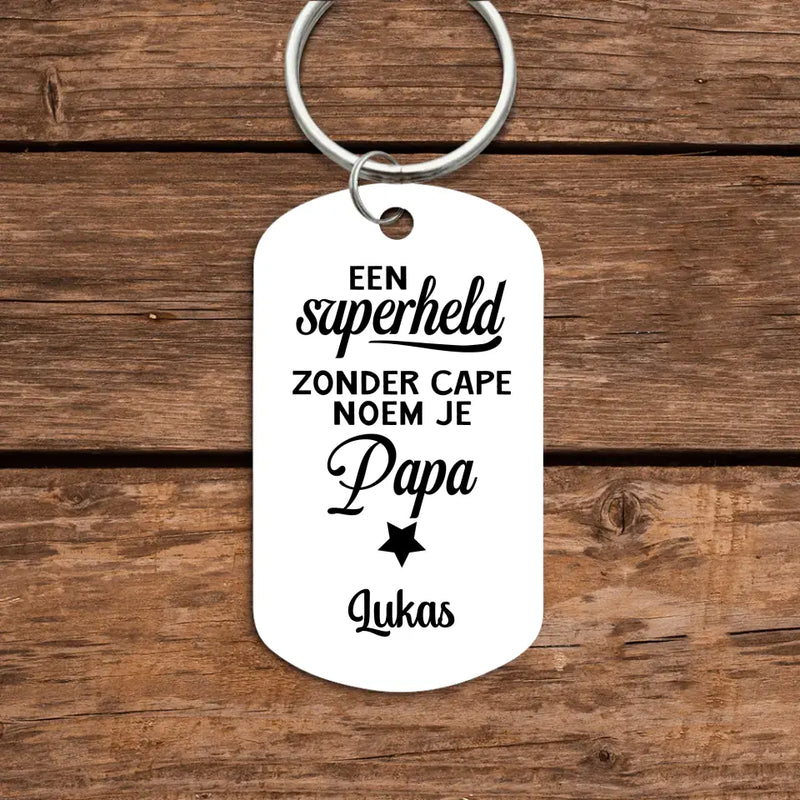 Mijn superheld - Ouders-Sleutelhanger