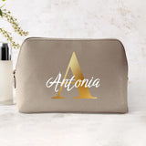 Initiaal - Gepersonaliseerde PU leren make-uptasje