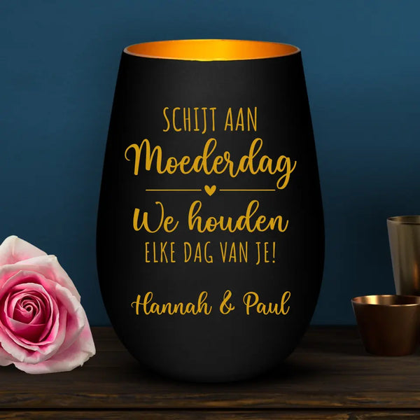 Voor Moederdag - Gepersonaliseerde lantaarn voor Mama