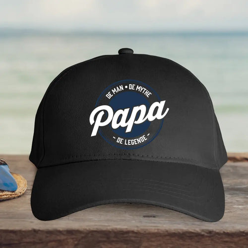 Gepersonaliseerde papa cap met aangepast ontwerp en naam