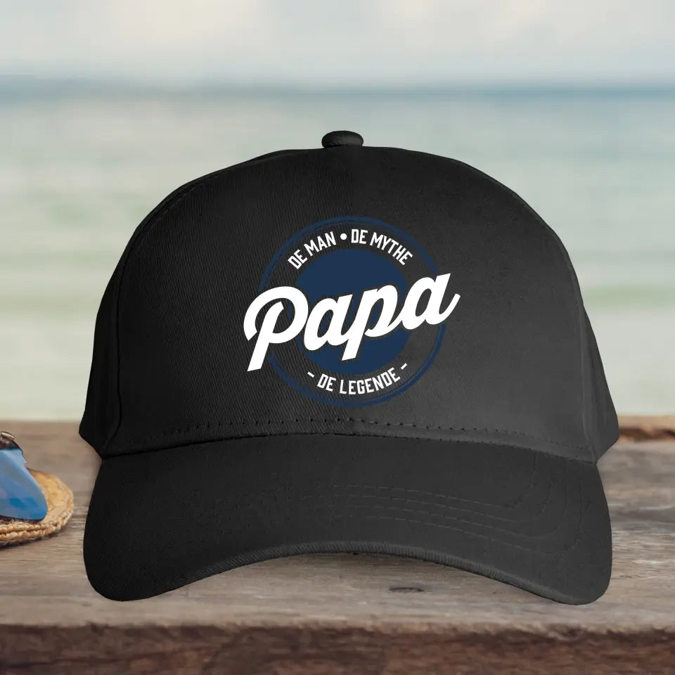 Gepersonaliseerde papa cap met aangepast ontwerp en naam