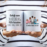 Alleen voor papa - Gepersonaliseerde mok voor Vaderdag