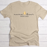 Mamabeer - T-Shirt voor mama of oma met berenmotief