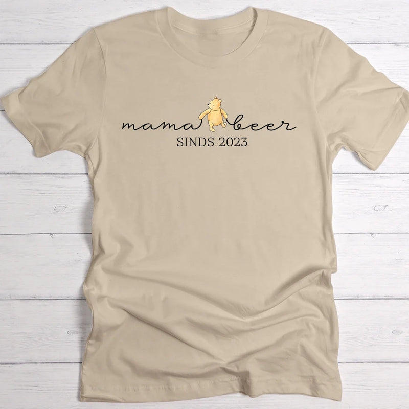 Mamabeer - T-Shirt voor mama of oma met berenmotief