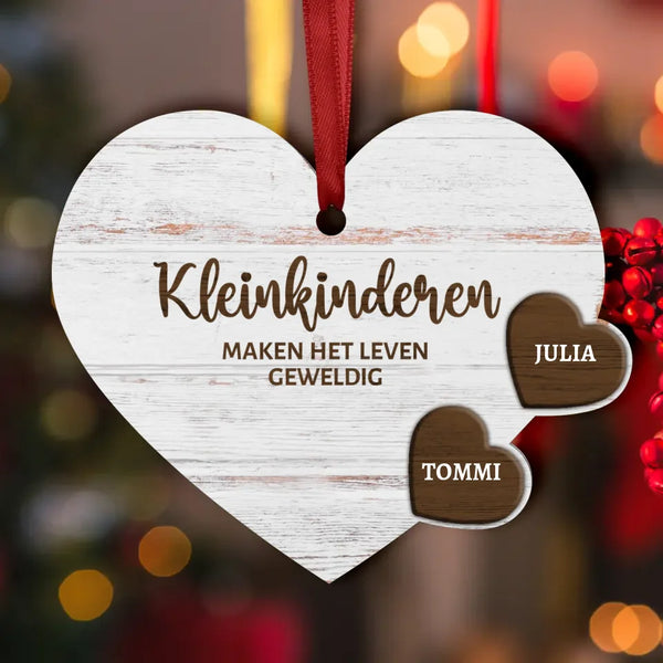 Mijn kleinkinderen - Kerstornament voor ouders en grootouders