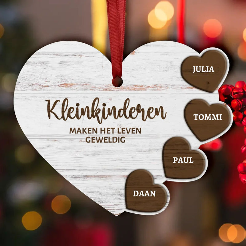 Mijn kleinkinderen - Kerstornament voor ouders en grootouders