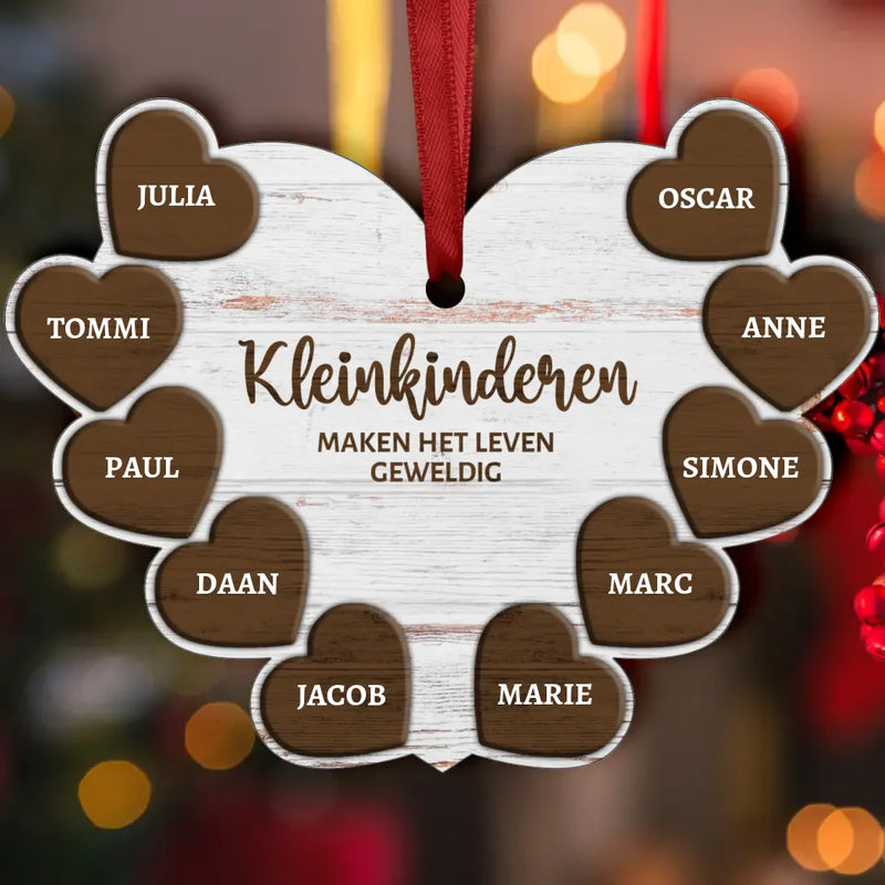 Mijn kleinkinderen - Kerstornament voor ouders en grootouders