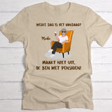 Pensioneringsvreugde - Gepersonaliseerd T-shirt voor gepensioneerden