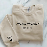 beiger Pullover personalisierbar - gefertigt von Love & Faith