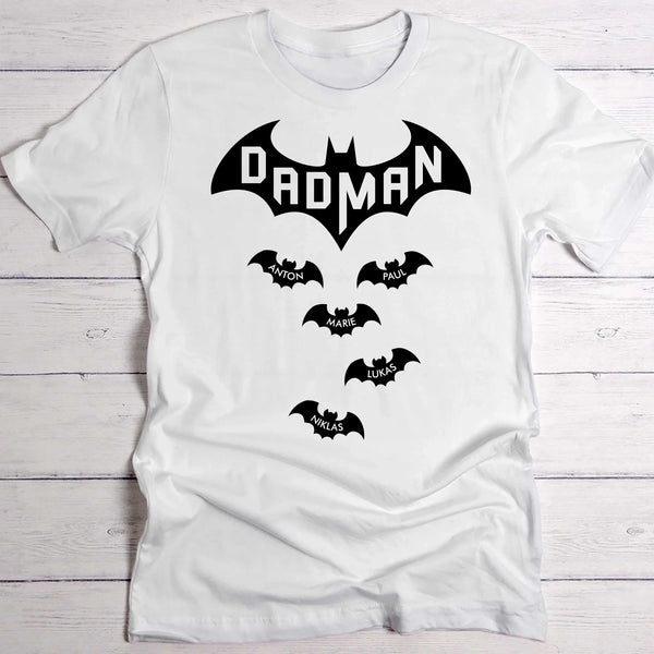 Dadman – Gepersonaliseerd T-shirt voor papa voor Vaderdag