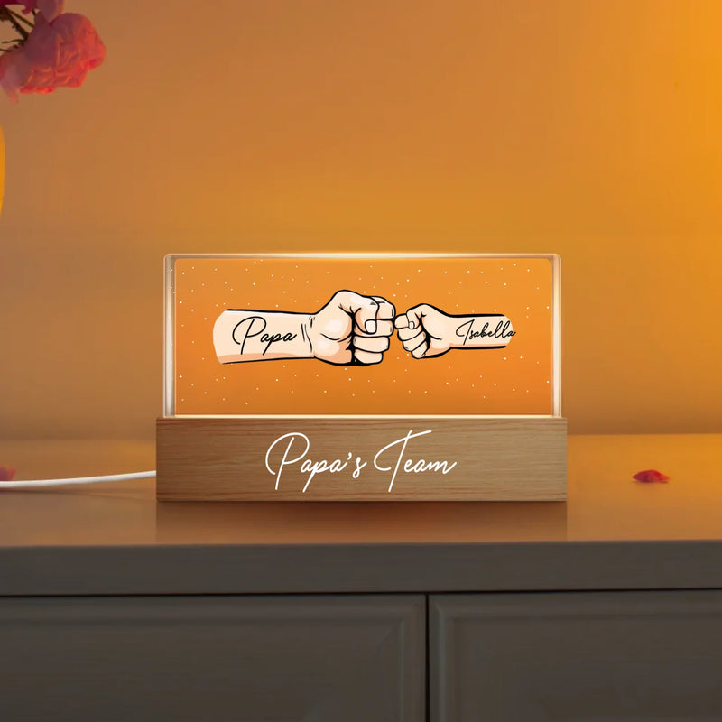 LED Night Light anlegen Acylric Plate - 15cm wide v2