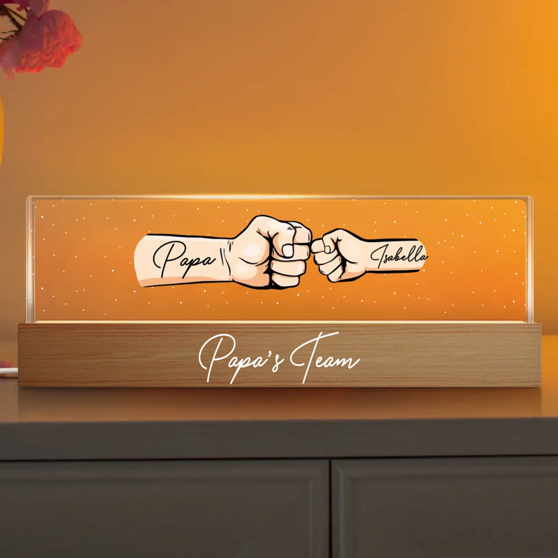 LED Night Light anlegen Acylric Plate - 25cm wide v2