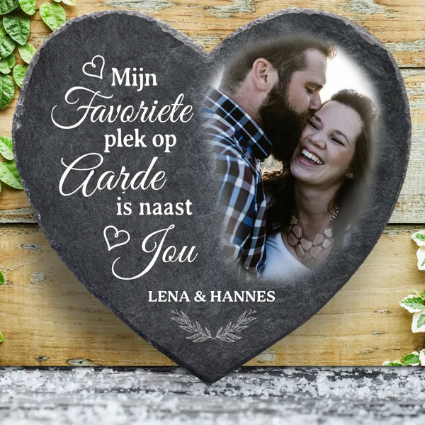 Naast jou - Leistenen hart voor stelletjes