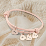 Vrienden - Gepersonaliseerde Leren armband