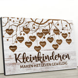 Kleinkinderen - Grootouders canvas