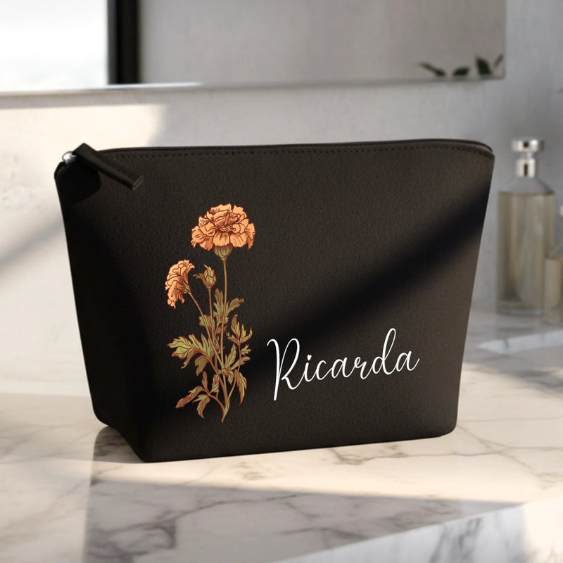 Jouw bloem - Gepersonaliseerde Vilten make-uptasje
