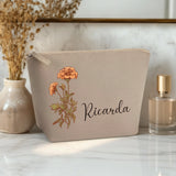 Jouw bloem - Gepersonaliseerde Vilten make-uptasje