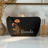 Jouw bloem - Gepersonaliseerde Vilten make-uptasje