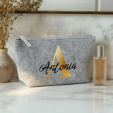 Initiaal - Gepersonaliseerde Vilten make-uptasje