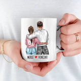 Met jou - Gepersonaliseerde mok voor koppels met grappige spreuken