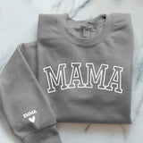 grauer Pullover personalisierbar - gefertigt von Love & Faith