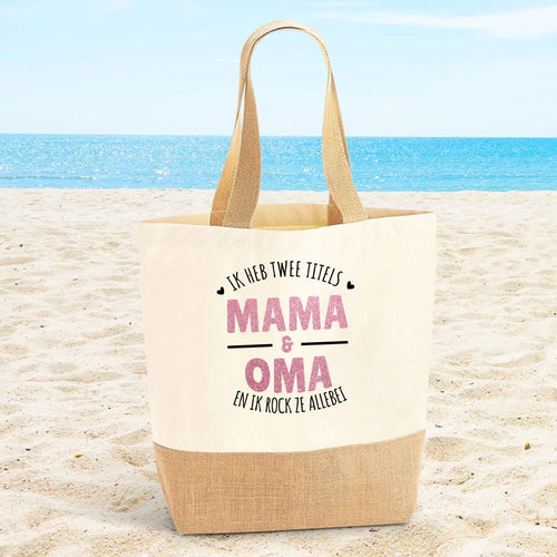 Persoonlijke ouders-tas met sterke hengsels en maatwerk opdruk – Motiv 2