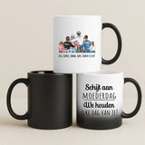 Magische mok met thermokleurverandering en gepersonaliseerde naam – origineel cadeau van Love & Faith