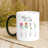 Magische mok met thermokleurverandering en gepersonaliseerde naam – origineel cadeau van Love & Faith