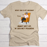 Pensioneringsvreugde - Gepersonaliseerd T-shirt voor gepensioneerden