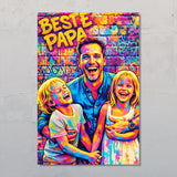 Streetart voor papa – Gepersonaliseerde poster met streetart-effect voor Vaderdag