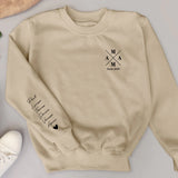 Mama - Sweater voor ouders en grootouders met een modern ontwerp en kindernamen