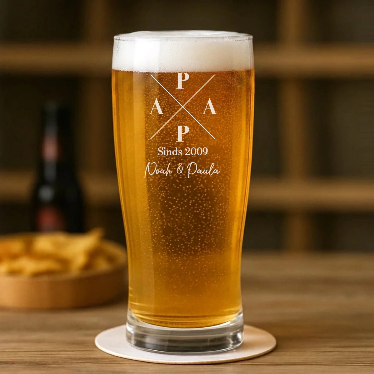Personalisiertes Geschenk - Pilsglas 400ml - mit persönlichem Aufdruck