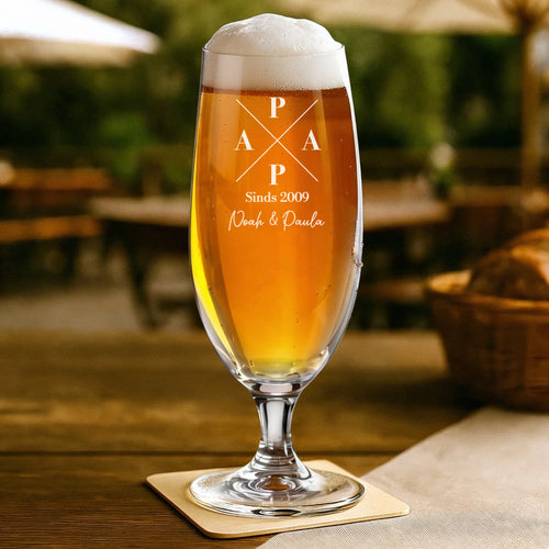 Personalisiertes Geschenk - Bierglas 330ml - mit persönlichem Aufdruck