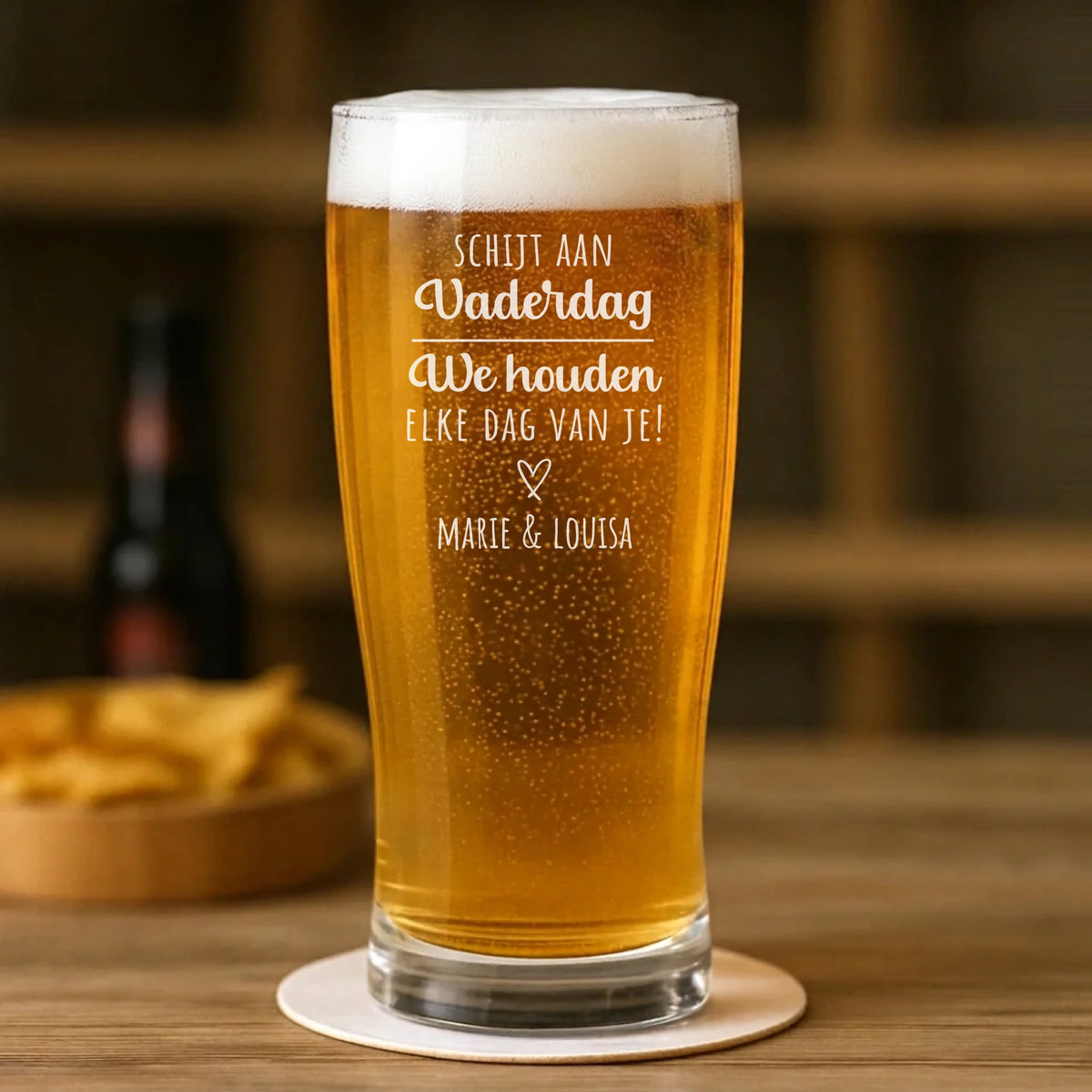 Personalisiertes Geschenk - Pilsglas 400ml - mit persönlichem Aufdruck
