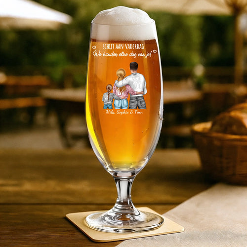 Personalisiertes Geschenk - Bierglas 330ml - mit persönlichem Aufdruck