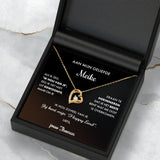 Gepersonaliseerde koppel-ketting S925 sterling zilver met zirkonia kristalsteen en verstelbare karabijnsluiting in – Motiv 6