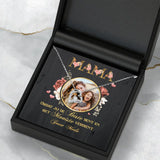 Ouders-ketting voor mama in S925 sterling zilver met zirkonia kristal, verstelbaar met karabijnsluiting en elegant – Motiv 3