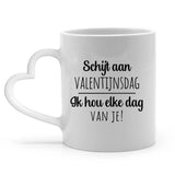 Valentijnsdag koppel-mok van keramiek met persoonlijke opdruk en sublimatie-print – Motiv 5