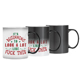 Gepersonaliseerde keramische mok Kerst Mopperkont voor vrienden met haarscherpe sublimatie-print – Motiv 7
