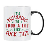 Gepersonaliseerde keramische mok Kerst Mopperkont voor vrienden met haarscherpe sublimatie-print – Motiv 9