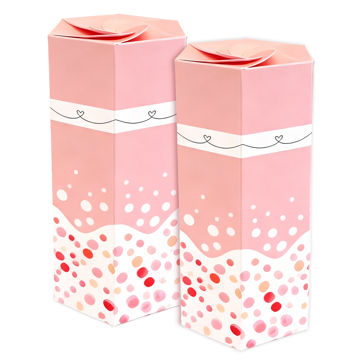 2 Geschenkdozen - Glas