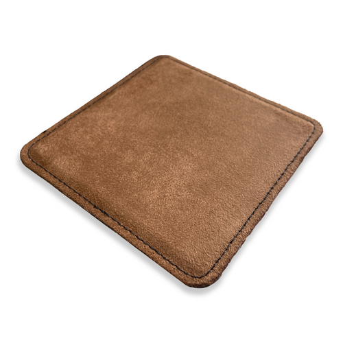 Suede leder onderzetter